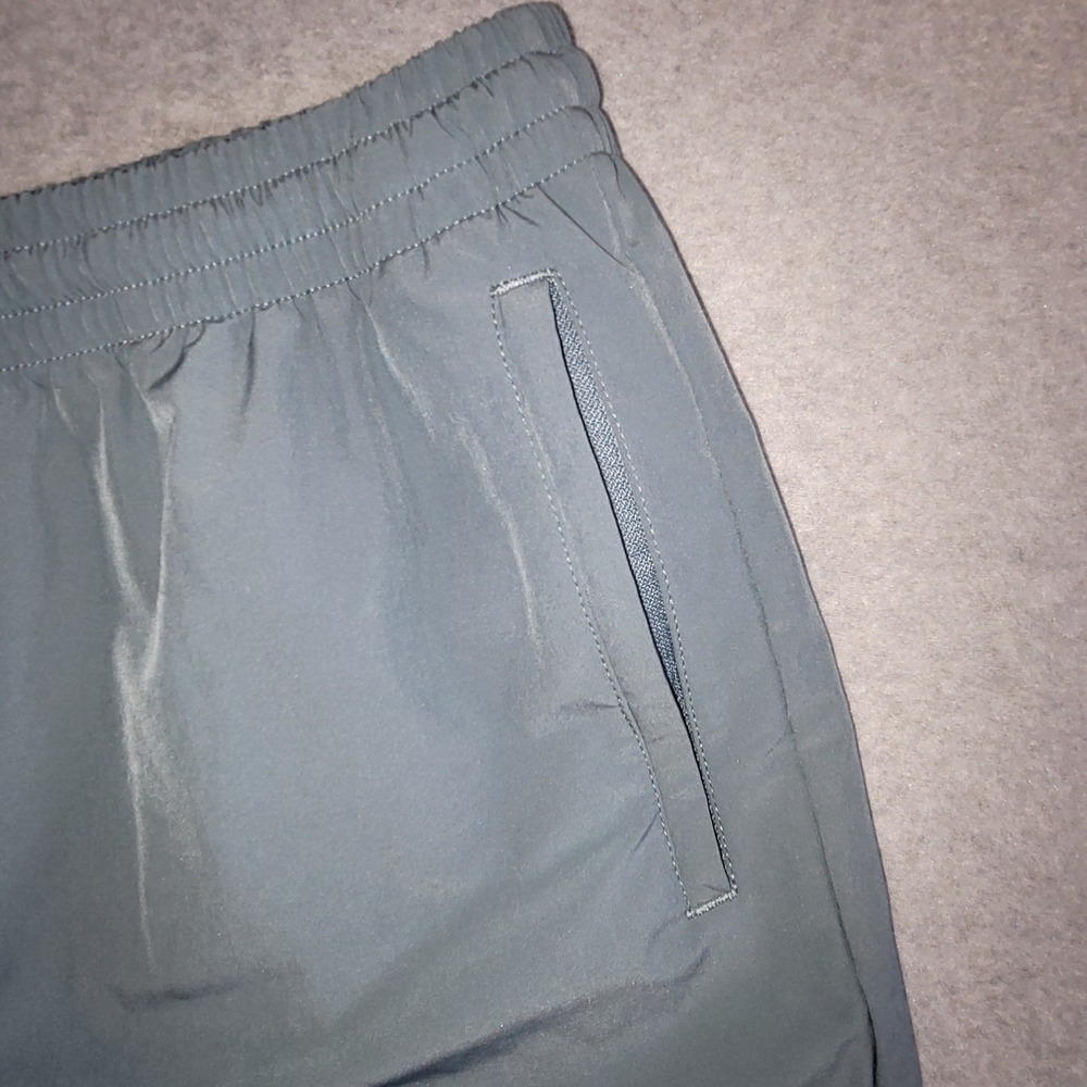 Cove USA Mens 2XL Slate Blue Gray Recycled Stretch Active Joggers Zipper Pockets - Picture 9 of 10